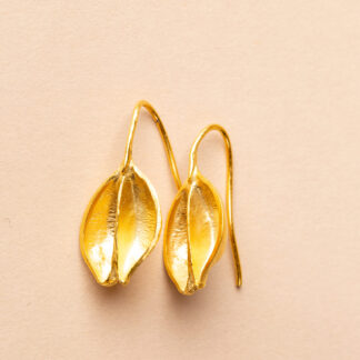 paulowinia seed earrings